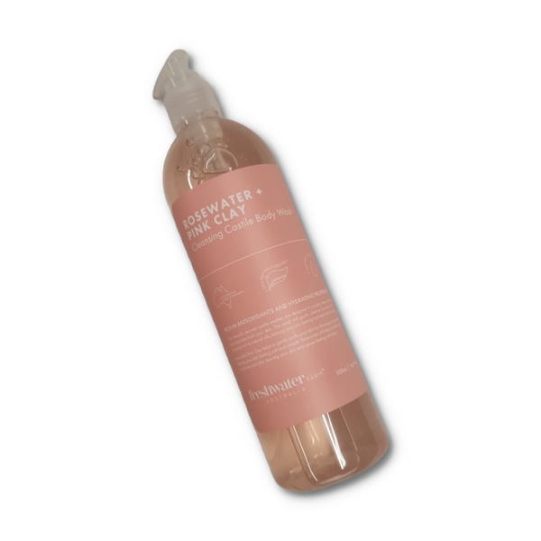 Rosewater Pink Clay Body Wash