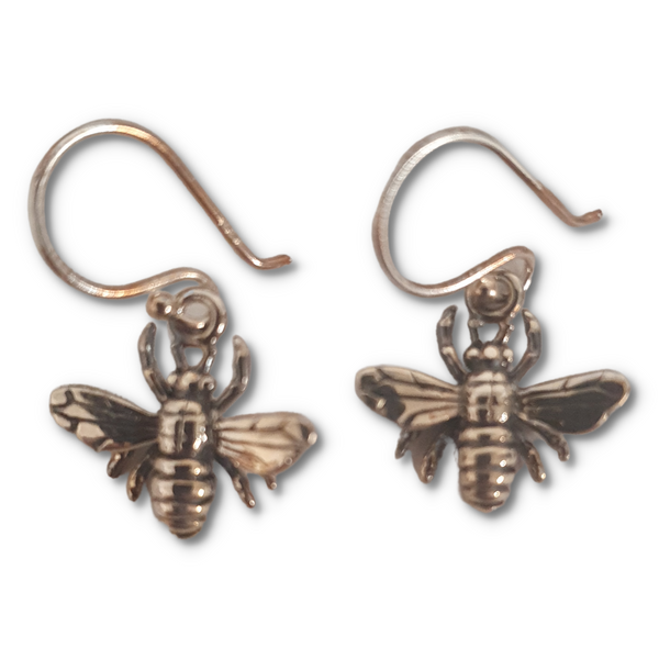 Bees Sterling Silver Earrings