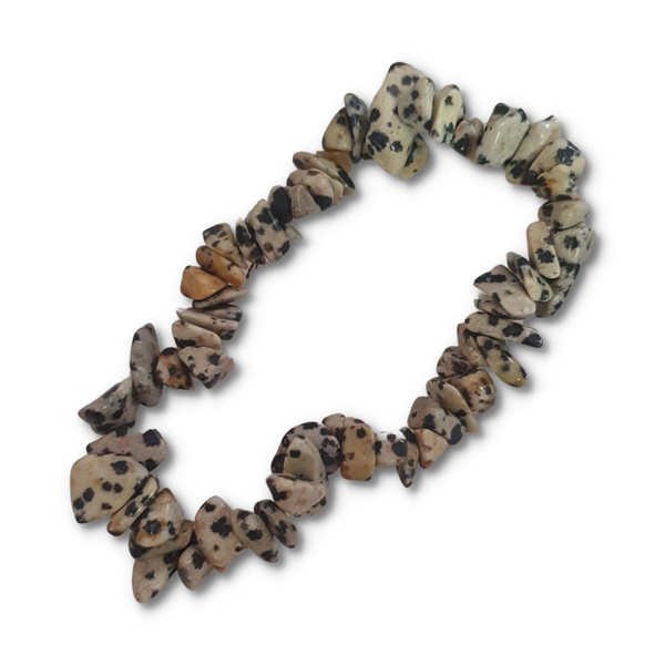 Dalmation Stone Chipbead Bracelet
