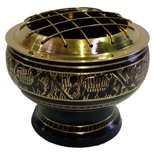 Black Charcoal Burner