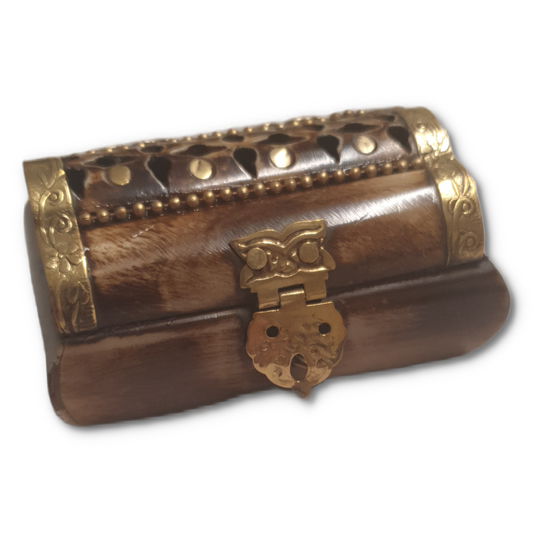 Bone Brass Trinket Box