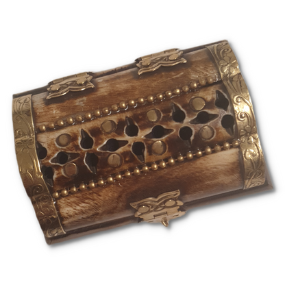 Bone Brass Trinket Box