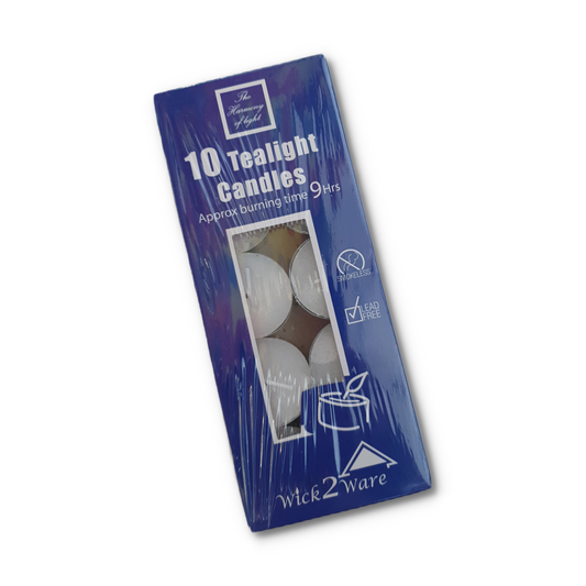 10 Pack of 9 Hour Tealight Candles