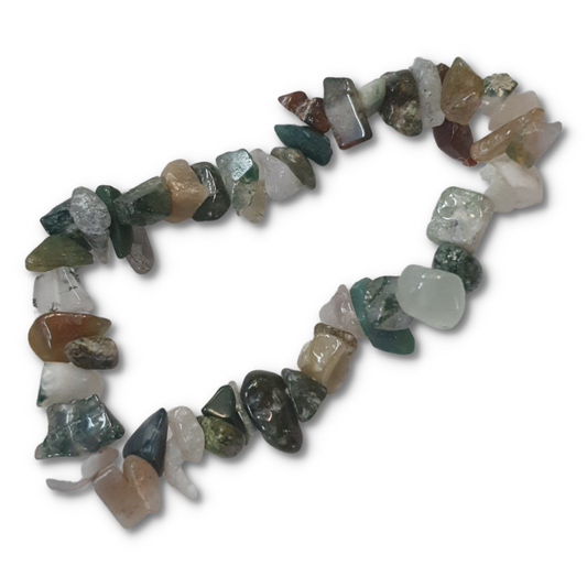 Agate Chipbead Bracelet