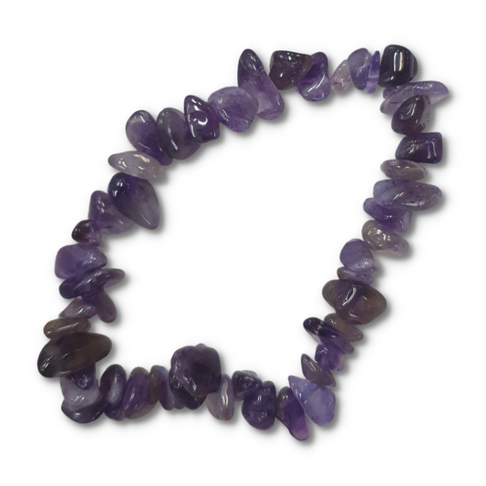 Amethyst Chipbead Bracelet