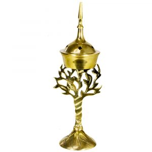Brass Tree Of Life Incense Burner