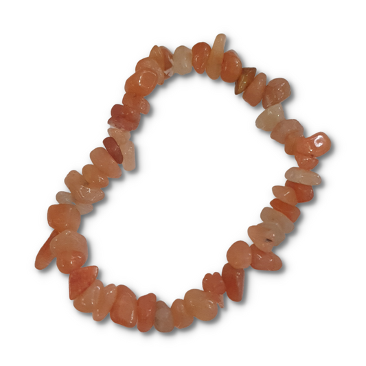 Carnelian Chipbead Bracelet