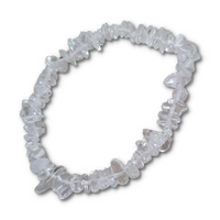 Clear Quartz Chipbead Bracelet