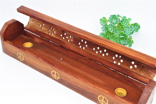 Peace 12inch Incense Burner Box