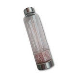 Rose Quartz Crystal Water Bottle