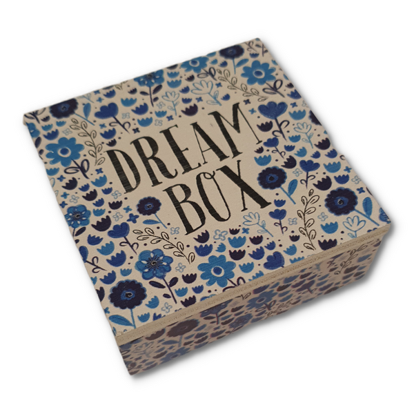 Dream Box Blue White