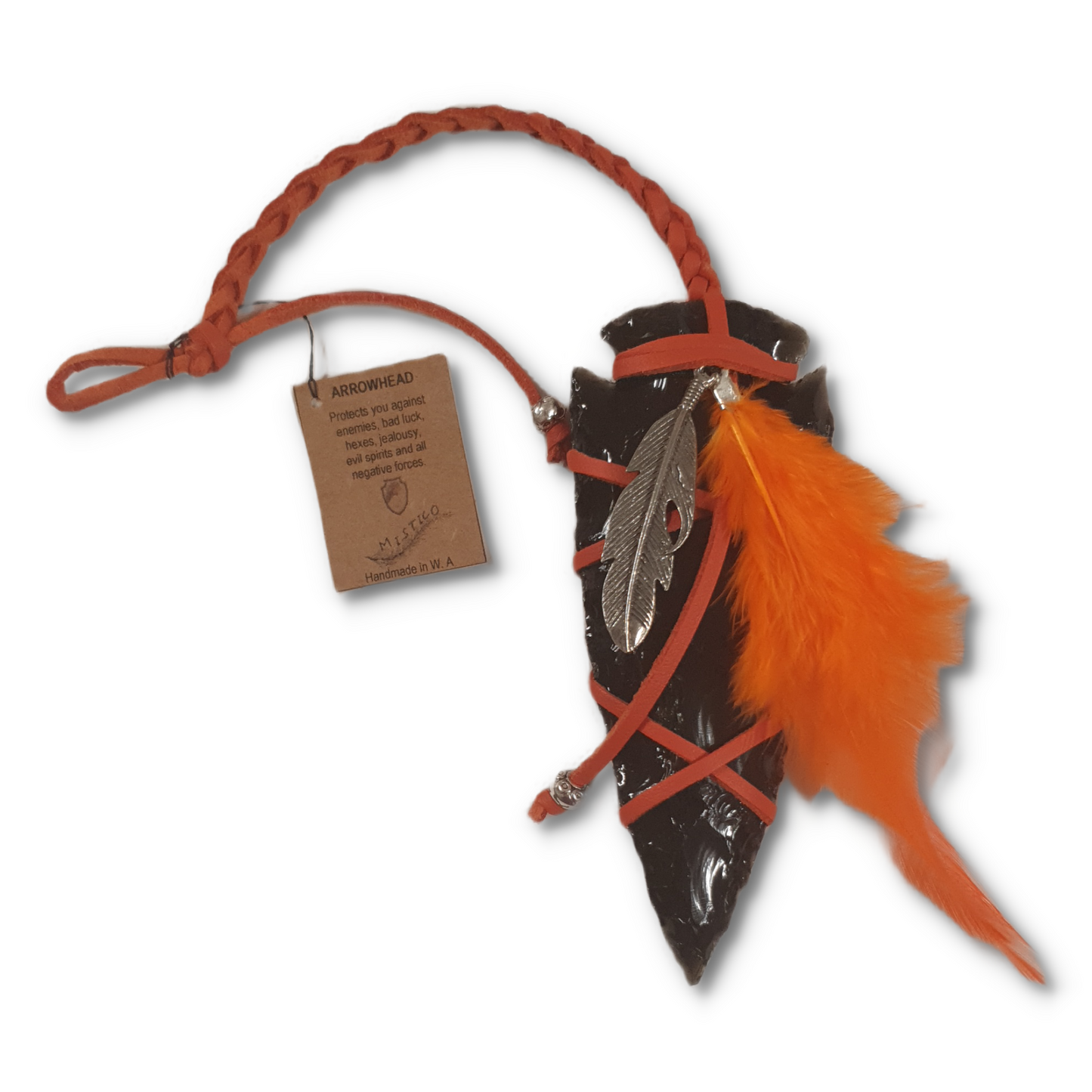 Feather Obsidian Arrow