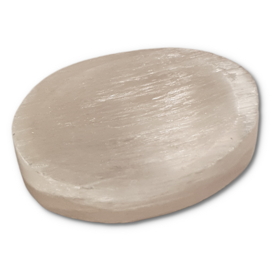 Selenite Worry Stone
